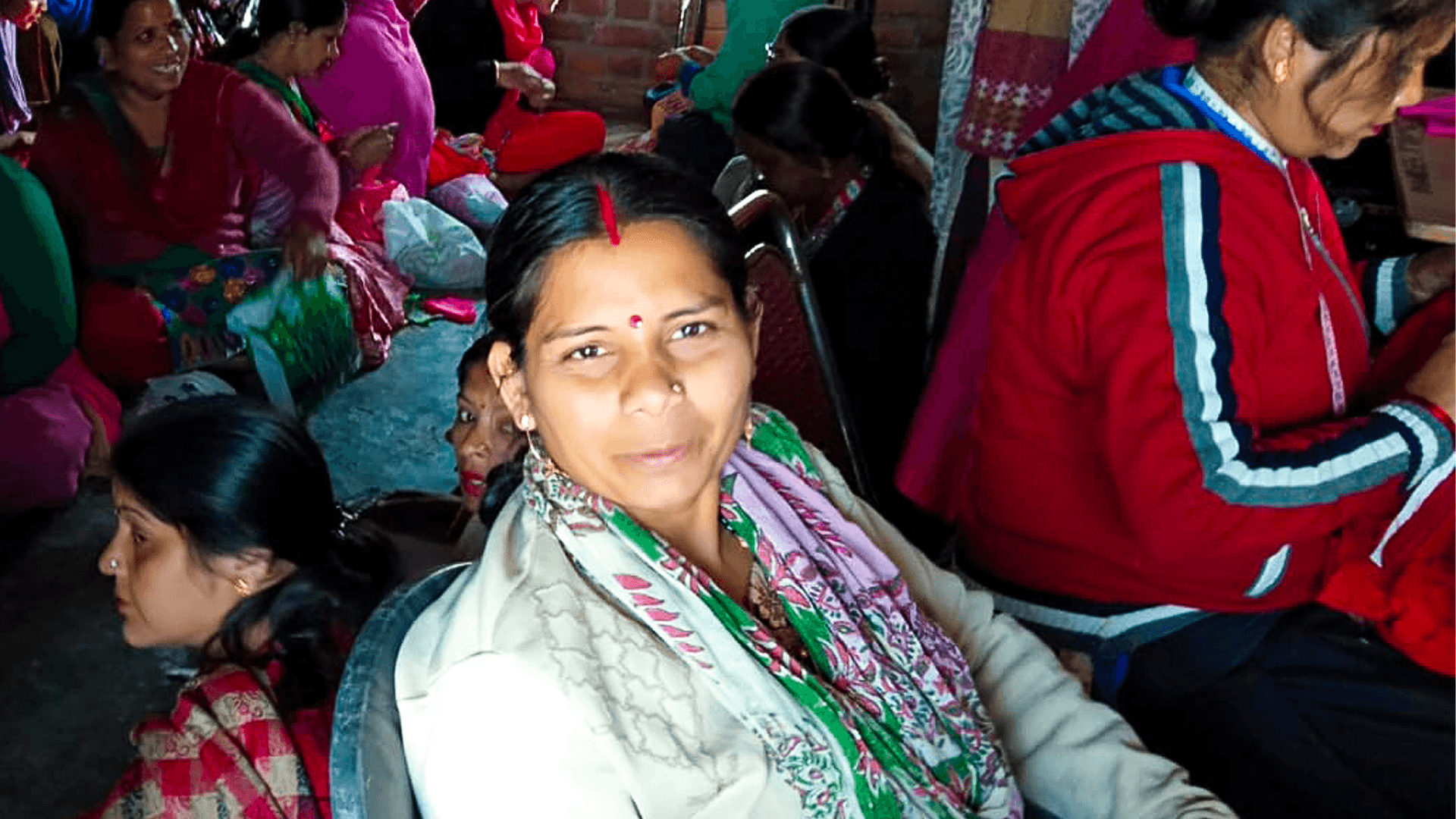 Confident Indian woman running her own business